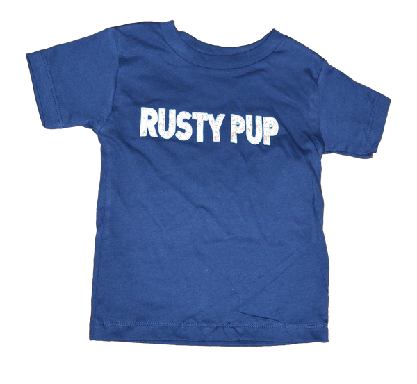 Rusty Pup T-shirt Toddlers and Infants - Navy