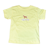 Rusty Pup T-shirt Toddlers and Infants - Yellow