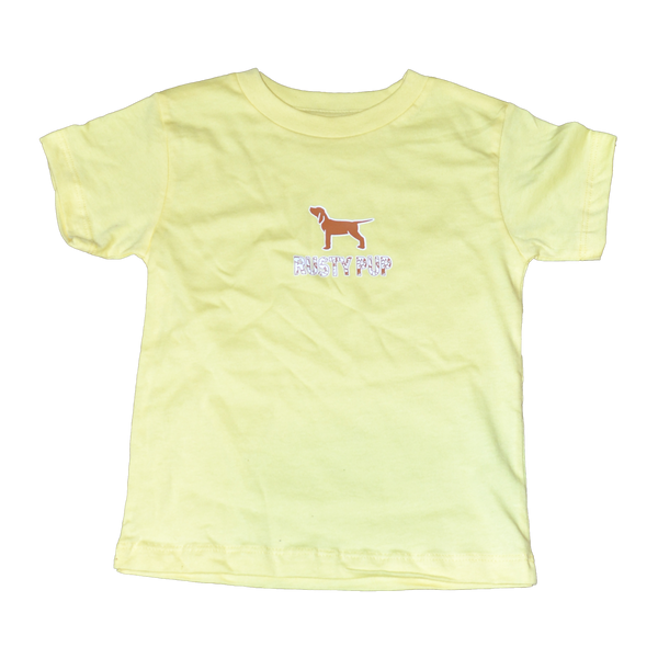 Rusty Pup T-shirt Toddlers and Infants - Yellow